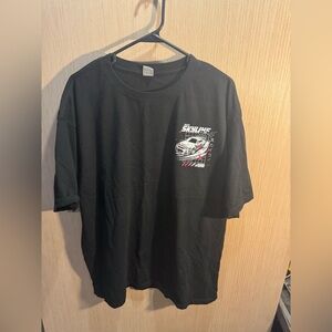 Men’s Japan Skyline Black Graphic T-Shirt Size XL